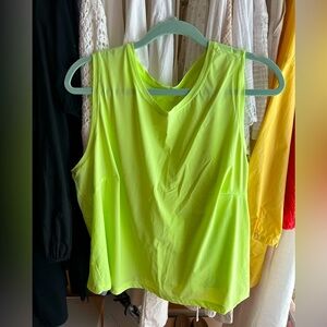 NWOT Athleta neon tank top 3X
